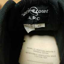 springcourt スプリングコート チャッカ スニーカー A.P.C. コラボ size 42 実寸　26cm_画像6