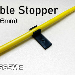 CS6SV】ケーブルストッパー《超便利アイテム》#SV【 Cable Stopper 6mm 】 #ボード内の整理整頓 #脱着可能 #シールド束ね #LAGOONSOUND