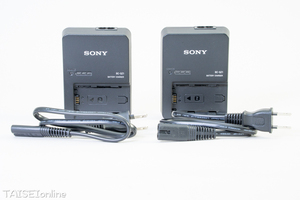 バッテリーチャージャー SONY BC-QZ1 2個セット 未使用品 21120803