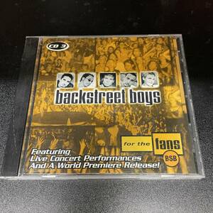 ● ROCK,POPS BACK STREET BOYS - FOR THE FANS シングル, 2000, 6曲入り, PROMO CD 中古品