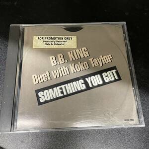 ● ROCK,POPS B.B. KING - SOMETHING YOU GOT シングル, 90'S,1993, PROMO CD 中古品