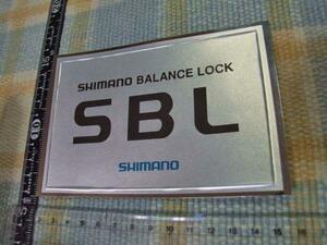 シマノ/Shimano/バランスロック/SBL/長方形/ステッカー/シール/　※ ヤフーショッピングストア/レア物商会・健美堂でも大量出品中！