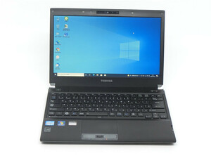 WEBカメラ/中古/13.3型/ノートPC/Windows10/SSD128GB/4GB/2世代i3/TOSHIBA　R731/36C　　MSoffice2021ProPlus搭載　　動作良品