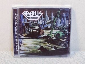 US産】 Heavy/Power Metal Cerebus 1st Too Late to Pray ヘヴィメタル 追加収録 1987年 EP Like a...Banshee on the Loose 1985年音源