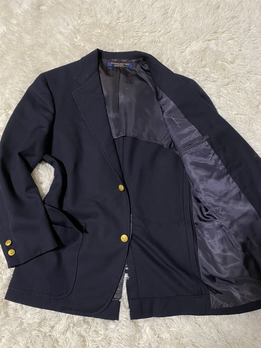 堅実な究極の ブルックスブラザーズ 金ボタン 新品 36SHT ジャケット 販売ページ 背抜き ブルックスブラザーズ 346ウールジャケット ダブル 金ボタン テーラードジャケット