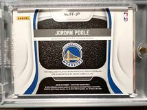 SSP Jumbo RC Auto Jersey 19-20 Panini Jordan Poole ジョーダン・プール ルーキー サイン ユニフォームNBA Warriors ウォリアーズ バスケ_画像2