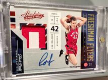 激レア/10 Gold RPA RC Patch Auto 16-17 Panini Jakob Poeltl ヤコブ・パートル NBA ルーキー サイン パッチ Spurs スパーズ バスケ_画像1