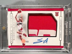 最高級49 RPA RC Patch Auto 16 Panini 国宝 Tomas Satoransky トマシュ・サトランスキー NBA ルーキー サイン Wizards 八村塁 同僚 バスケ