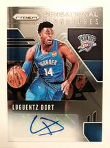 激レア RC Auto 19-20 Panini Prizm Luguentz Dort ルゲンツ・ドート NBA 直筆 ルーキー サイン OKC サンダー ユニフォーム 大活躍_画像1