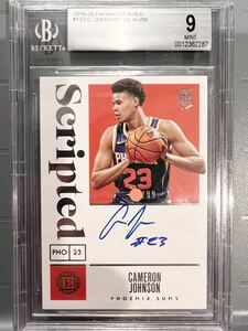 Mint 9 Inscription/99 RC Auto 19 Panini Cameron Johnson キャメロン・ジョンソン NBA ルーキー サイン Suns ユニフォーム サンズ バスケ