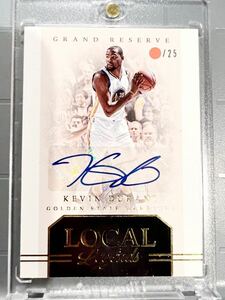 最高級Gold/25枚限定 Auto 16 Panini Grand Kevin Durant ケビン・デュラント 直筆 サインNBA ユニフォーム ネッツ Nets バスケ All-star