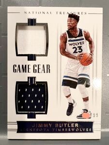 最高級/99 Dual Jersey 17 Panini 国宝 Jimmy Butler ジミー・バトラー NBA 実使用 ユニフォーム ウルブズ Heat ヒート All-star バスケ