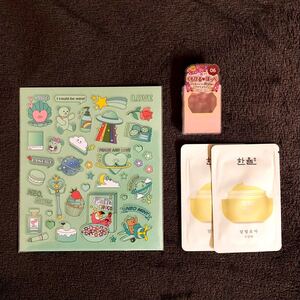 【まとめ売り】CANMAKEリップ&チーク ステッカー ハンユルゆず睡眠マスク