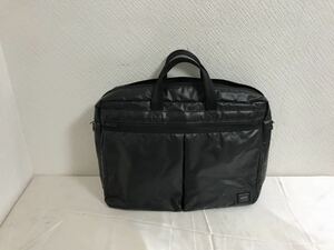  genuine article Porter PORTER nylon hand business bag tote bag Boston back travel lady's men's made in Japan Yoshida bag black black briefcase 