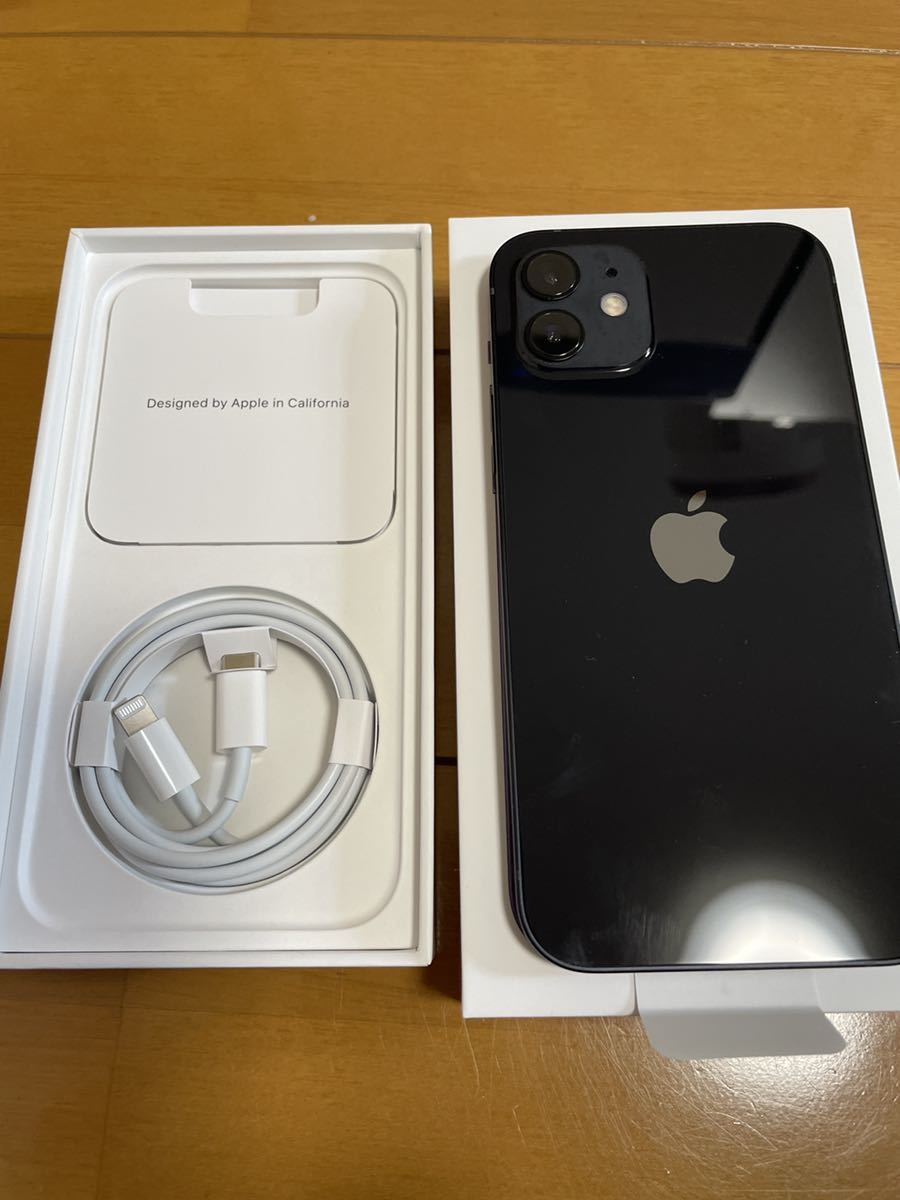 iPhone 12 128GB Black SoftBank ① 携帯電話、スマートフォン 