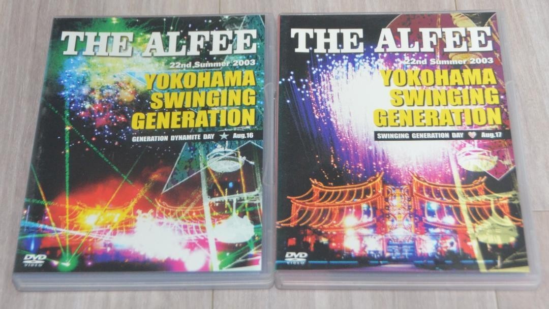 THE ALFEE SWINGING GENERATION DVD2枚セット ショッピング最激安
