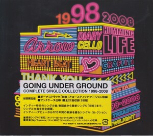 GOING UNDER GROUND ゴーイング・アンダー・グラウンド / COMPLETE SINGLE COLLECTION 1998-2008【初回限定盤】【2枚組】★中古盤 /210210