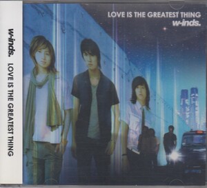 w-ind s. / LOVE IS THE GREATEST THING 【CD Single】★ 中古盤/210601