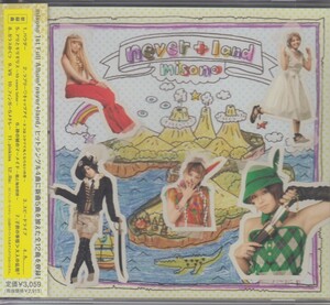 misono ミソノ　/ never+land 【ジャケットC】★中古盤 /210824