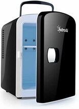 03ブラック AstroAI 冷蔵庫 小型 ミニ冷蔵庫 小型冷蔵庫 保温 冷温庫 4L 無負荷2-60°C ポータブル _画像1