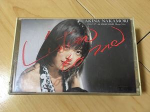 カセットテープ 2本組 中森明菜 Listen to Me 1997・7・27～28 MAKUHARI MESSE LIVE 幕張メッセ ライブ レア レトロ 当時物 貴重 