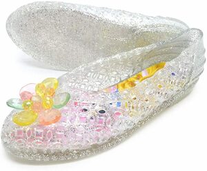 《未使用》 [ディズニー] Disney プリンセス ガラスの靴 シューズ ガールズ 女の子 クリア 6930 17cm 《アウトレット》TY25