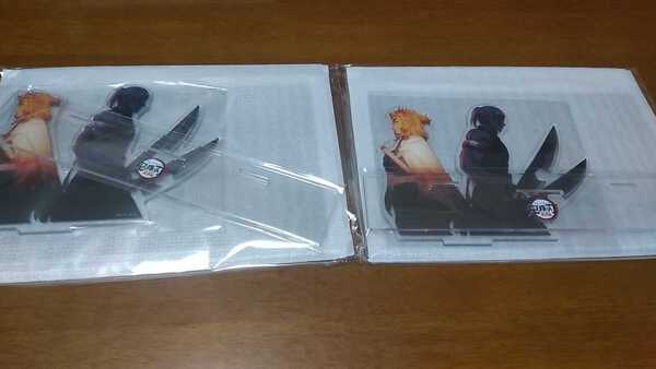鬼滅の刃 コラボカフェ Ufotable Cafe 遊郭編 俺は煉獄のようにはできねぇ アクリルスタンド 2個セット