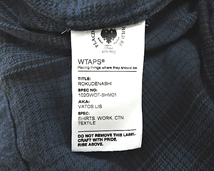 L【WTAPS ROKUDENASHI VATOS L/S WORK SHIRT Shirt 102GWDT-SHM01 ダブルタップス シャツ バトス ワーク チェックシャツ】_画像5