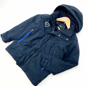  Nike NIKE Kids 135cm размер mountain parka нейлон жакет с хлопком темно синий темно-синий спорт одежда простой #E167