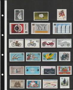 ドイツ 1983年 未使用 まとめ 外国切手