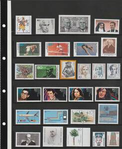 ドイツ 1988年 未使用 まとめ 外国切手