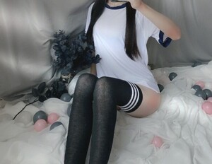 コスプレ体操着JKブルマ紺/白レディースセクシーコスチューム女子高生体育仮装衣装