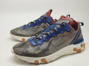 即決!定番! 19製 NIKE REACT ELEMENT 87 28cm ブルー系 / ナイキ リアクトエレメント AQ1090-200