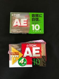 カセットテープTDK AE10×2本