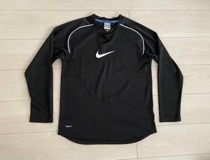 ★ナイキ Nike FIT DRY FOOTBALL 長袖 スポーツシャツ L(155-160サイズ) 黒★