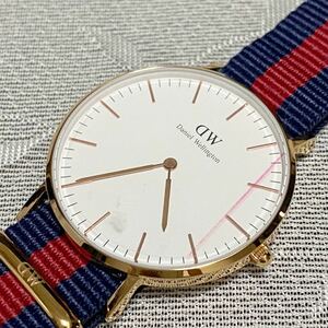 ダニエルウェリントン Daniel Wellington　DW00600029　ピンクゴールド　ユニセックス 　36mm　長期保管品　電池交換済み 