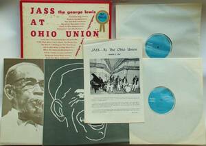 GEORGE LEWIS - Jass At Ohio Union '71年 邦盤 LP2枚組ボックス