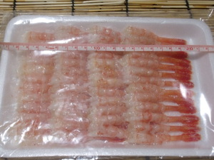 ■即決■寿司ネタに 尾付き剥き甘えび 100尾(50尾×2パック) 同梱可能