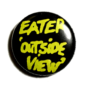 25mm 缶バッジ EATER Outside View イーター パンクでぶっ飛ばせ UK 70's PUNK Power Pop