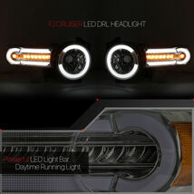 トヨタ FJクルーザー LED ヘッドライト 流れるウインカー付! DRL付! 2007-2014 純正 バンパー ホイール ルーフラック マフラー [2376]_画像4