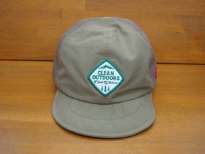 新品Clef (クレ) ALL MOUNTAIN MESH B.CAP TAN・・CLEAN OUTDOORS (クリーンアウトドアーズ)シリーズ