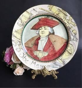  Britain * England antique * 1930*s Royal Doulton [The Mayor] plate 