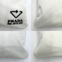 1円【未使用・2020年限定モデル】PRADA プラダ 三角ロゴ ポーチ付 ショルダーバッグ メッセンジャー サフィアーノレザー×ナイロン 現行品_画像8