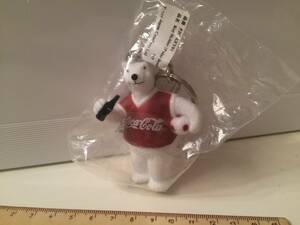 コカ・コーラ ◆ Polar Bear　白クマ　フィギュア　キーリング　ポーラーベア　サッカー　サッカーボール
