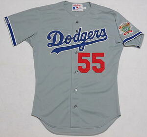 実使用 ハーシュハイザー 1990 球団100th ジャージ ドジャース ユニフォーム Jersey MLB メジャーリーグ DODGERS