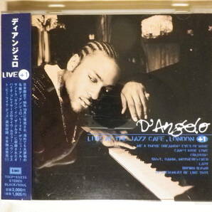 『D’Angelo/Live At The Jazz Cafe, London+1(1998)』(2000年発売,TOCP-65235,国内盤帯付,歌詞対訳付,ニュー・クラシック・ソウル)の画像1