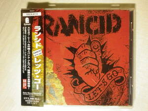 [Rancid/Let*s Go(1994)](1995 year sale,ESCA-6114,2nd, records out of production, domestic record with belt,.. translation attaching,Epitaph, punk )