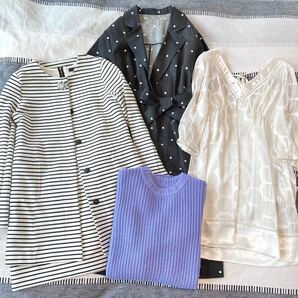 レディース服まとめ4点セット☆コート/セットアップ/ワンピ/新品中古あり
