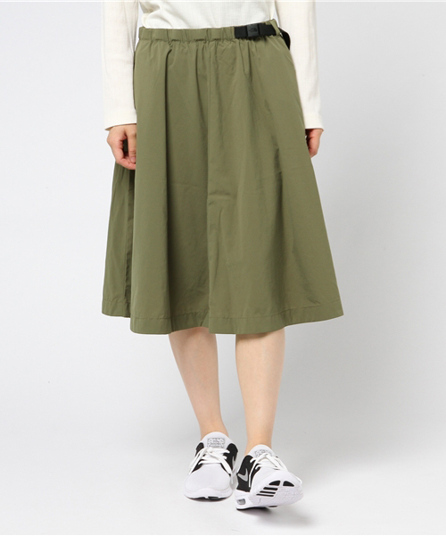 THE NORTH FACE ノースフェイス PICNIC SKIRT カーキ M NBW41705 ピクニック ギャザースカート