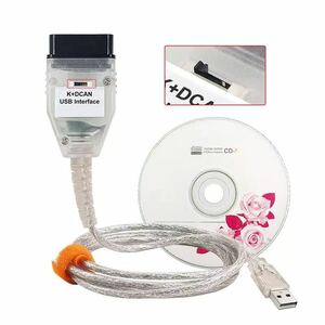 BMW K-DCAN switch attaching diagnosis cable E series coding ISTA correspondence ICOM